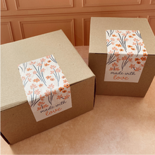 Cargar imagen en el visor de la galería, Stickers para cajas 8x 18 cm | Made with Love