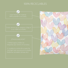 Cargar imagen en el visor de la galería, Bolsa de envío 35x48 cm | Corazones  – Pack 100 piezas
