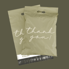 Cargar imagen en el visor de la galería, 30cm x 35cm Bolsa con Agarradera "Thank You Green" (100 Piezas)
