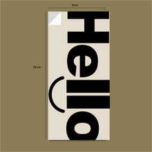 Cargar imagen en el visor de la galería, Sticker para caja &quot;HELLO&quot;
