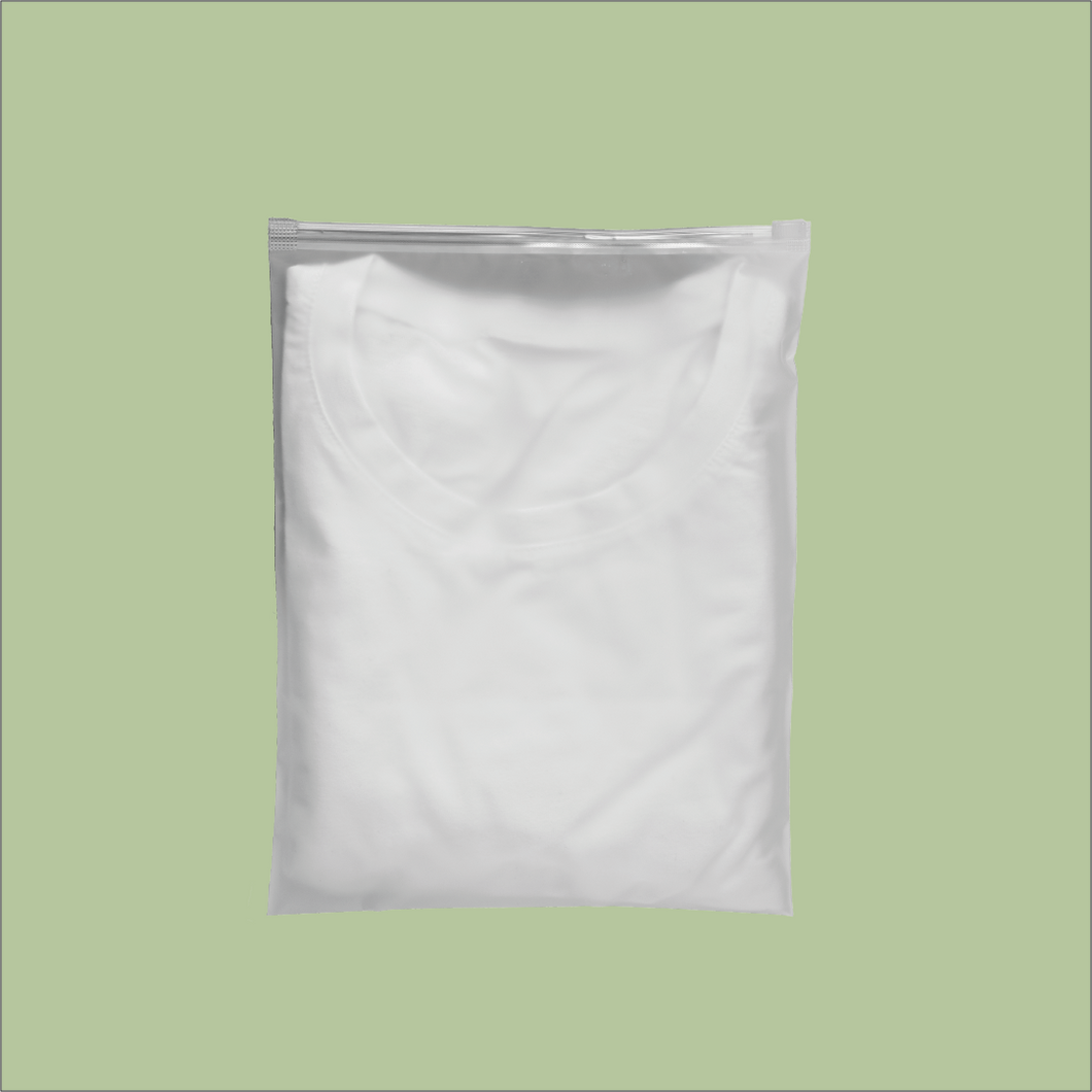 24cm x 30cm Bolsa Frosted con Zipper 