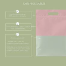 Cargar imagen en el visor de la galería, 30cm x 40cm Bolsa de Tienda Frosted con Zipper "Pink" (100 Piezas)
