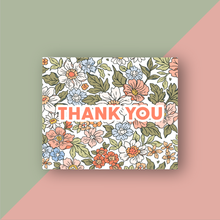 Cargar imagen en el visor de la galería, Thank You Cards &quot;Summer Flowers&quot;
