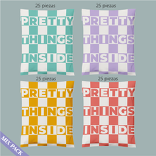 Cargar imagen en el visor de la galería, 25cm x 33cm Bolsa Mix Pack &quot;Pretty Things Inside&quot; (100 Piezas)
