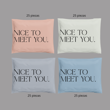 Cargar imagen en el visor de la galería, Bolsa de envío 25x33 cm | Nice to meet you Mix  – Pack 100 piezas

