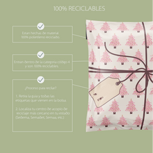 Cargar imagen en el visor de la galería, 35cm x 48cm Bolsa &quot;Pink Christmas&quot; (100 Piezas)
