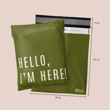 Cargar imagen en el visor de la galería, Bolsa de envío 25x33 cm | Hello I'm Here Mix  – Pack 100 piezas
