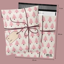 Cargar imagen en el visor de la galería, 35cm x 48cm Bolsa &quot;Pink Christmas&quot; (100 Piezas)
