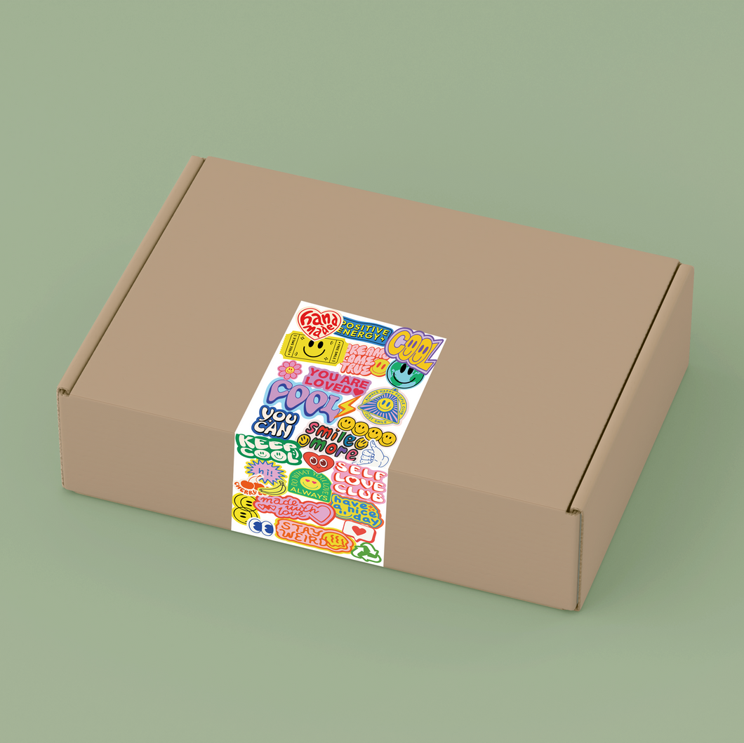 Sticker para caja 