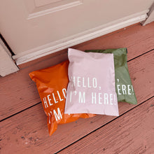 Cargar imagen en el visor de la galería, Bolsa de envío 25x33 cm | Hello I'm Here Mix  – Pack 100 piezas
