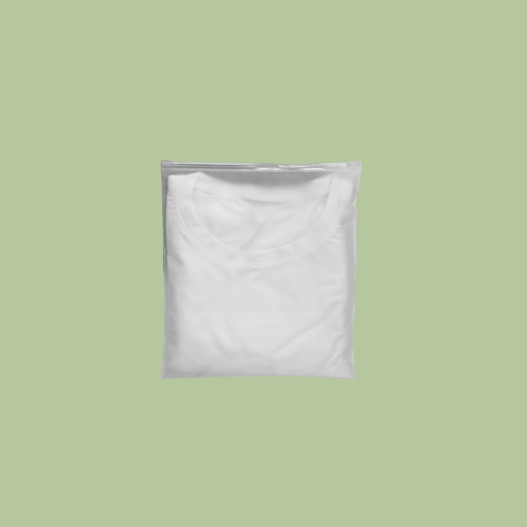 16cm x 16cm Bolsa Frosted con Zipper 