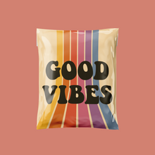 Cargar imagen en el visor de la galería, 25cm x 33cm Bolsa &quot;Good Vibes&quot; (100 Piezas)
