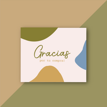 Cargar imagen en el visor de la galería, Thank You Cards &quot;Gracias Green Yellow&quot;
