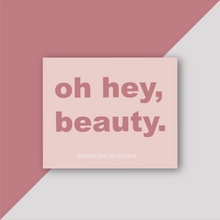 Cargar imagen en el visor de la galería, Thank You Cards &quot;oh hey, Beauty&quot;
