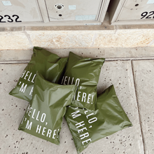 Cargar imagen en el visor de la galería, 35cm x 48cm Bolsa &quot;Hello, Im Here Green&quot; (100 Piezas)
